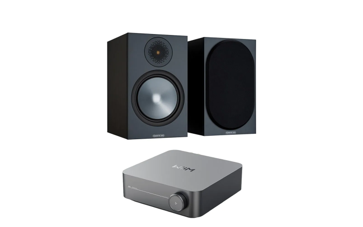 MONITOR AUDIO Bronze 100 + WiiM Amp Space Gray