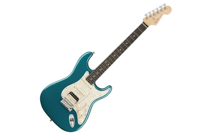 FENDER AMERICAN ELITE STRATOCASTER HSS SHAWBUCKER EBONY FRETBOARD OCEAN TURQOISE