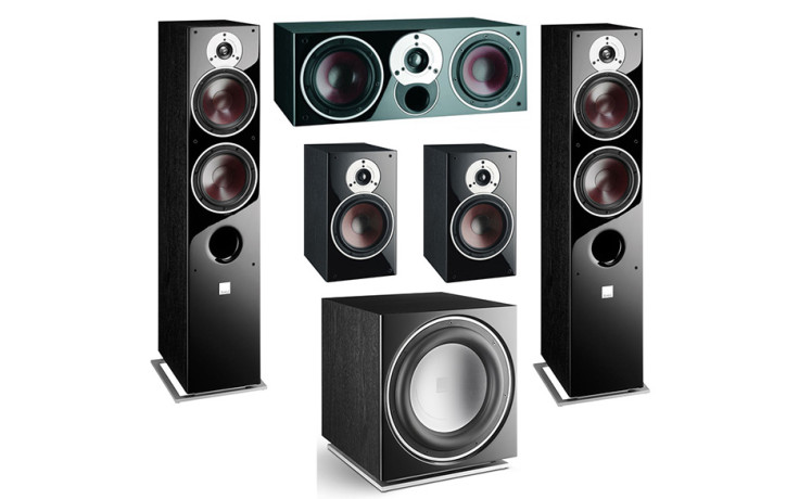 DALI Zensor 7 set 5.1 7/1/vocal/SUB E-12F Black
