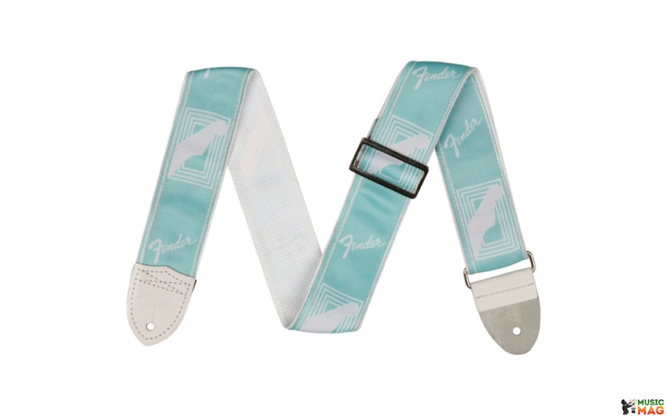 FENDER 2" MONOGRAMMED STRAP DAPHNE BLUE