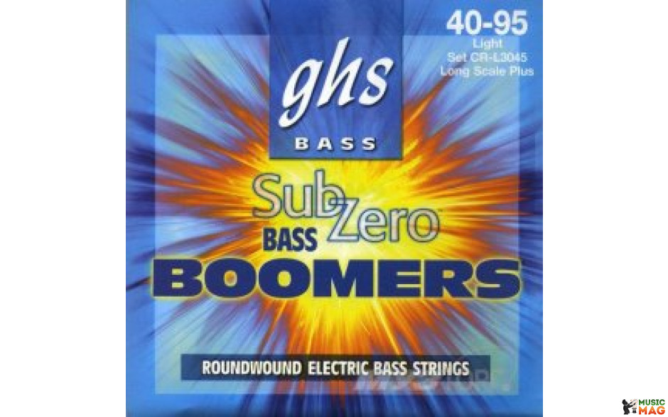 GHS STRINGS SUB-ZERO BOOMERS BASS SET
