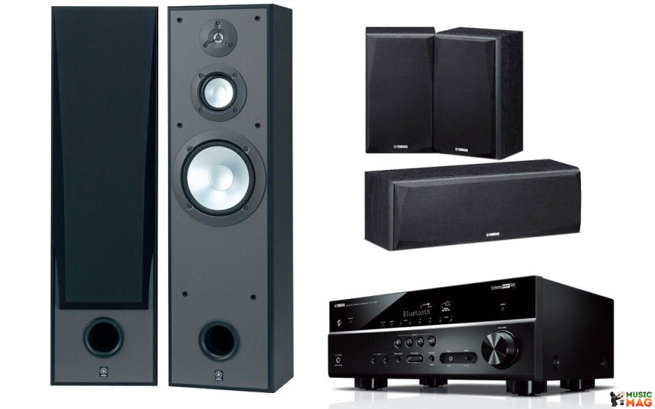 Yamaha Kino SYSTEM 485 (RX-V485 + NS-8390 + NS-P51) Black
