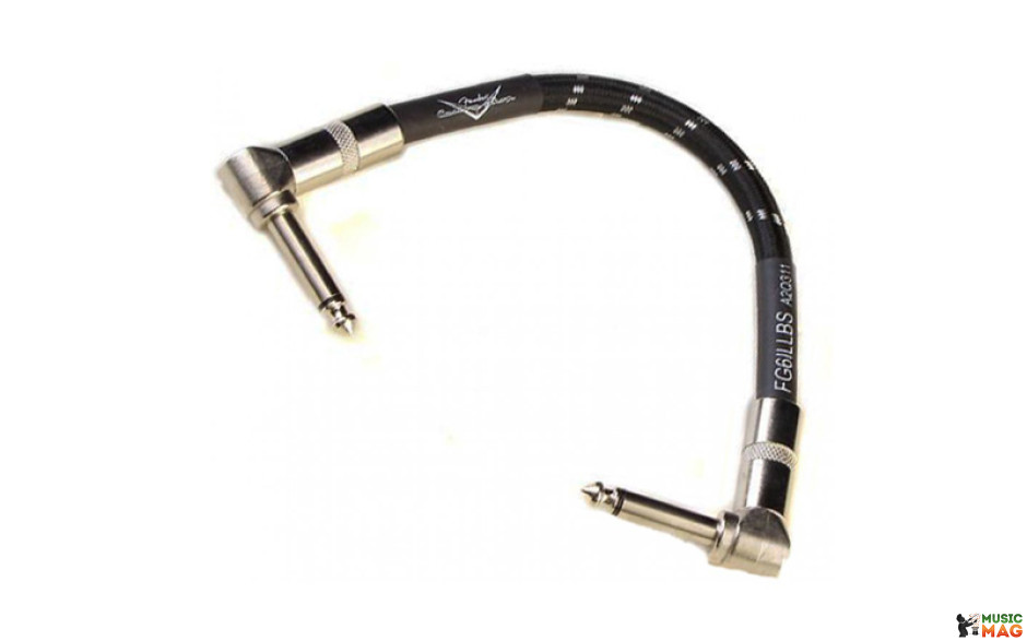 FENDER CUSTOM SHOP PERFOMANCE SERIES CABLE 6" BLACK TWEED