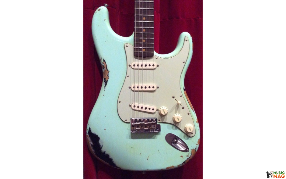 FENDER CUSTOM SHOP 1962 STRAT HEAVY RELIC RW FD SRF/B
