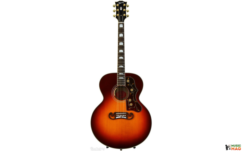 GIBSON SJ-200 QUILT MAPLE AUTUMN BURST