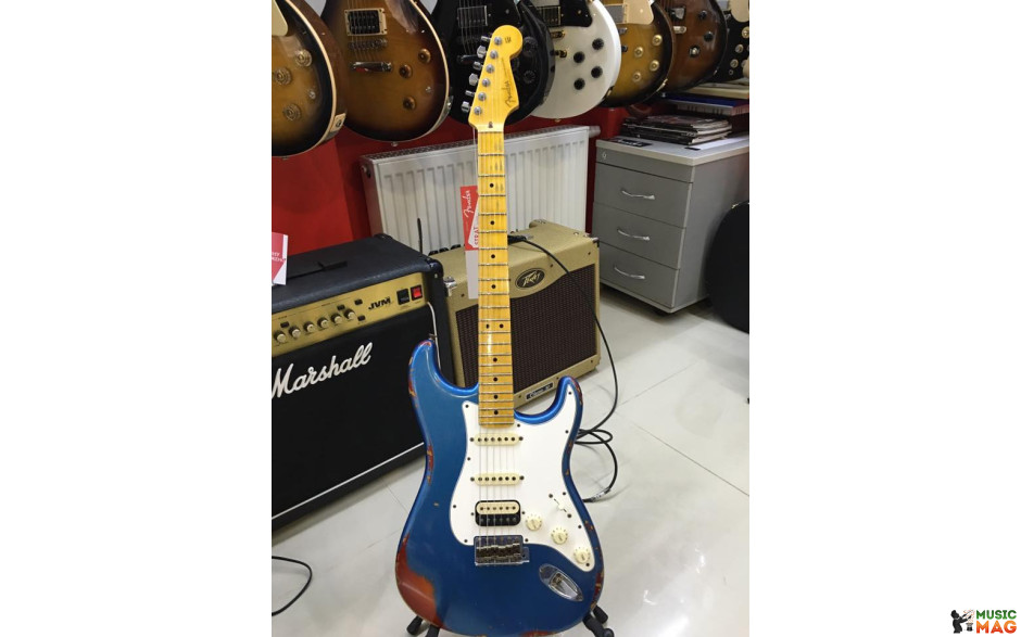 FENDER CUSTOM SHOP HEAVY RELIC '61 STRAT LPB/CSB MN