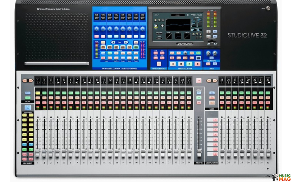 PRESONUS STUDIOLIVE 32 40-input digital console/recorder with motorized faders