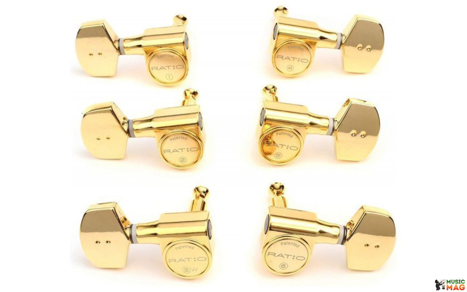 GRAPH TECH PRN-2731-G0 Ratio Electric 6 In-line Classic 2 Pin - Gold