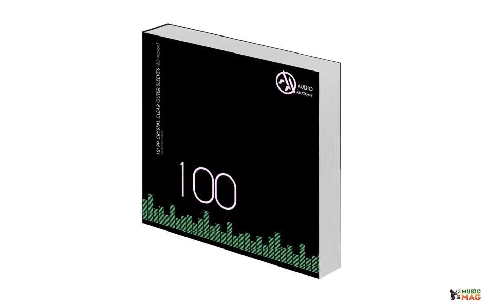 Audio Anatomy 100X 12" Pp Crystal Clear Outer Sleeves (80 Micron)