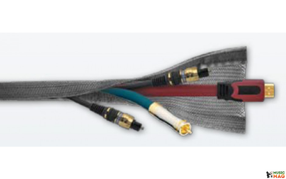 Real Cable Рукав для прокладки кабеля GREY (CC88GR) 1M50