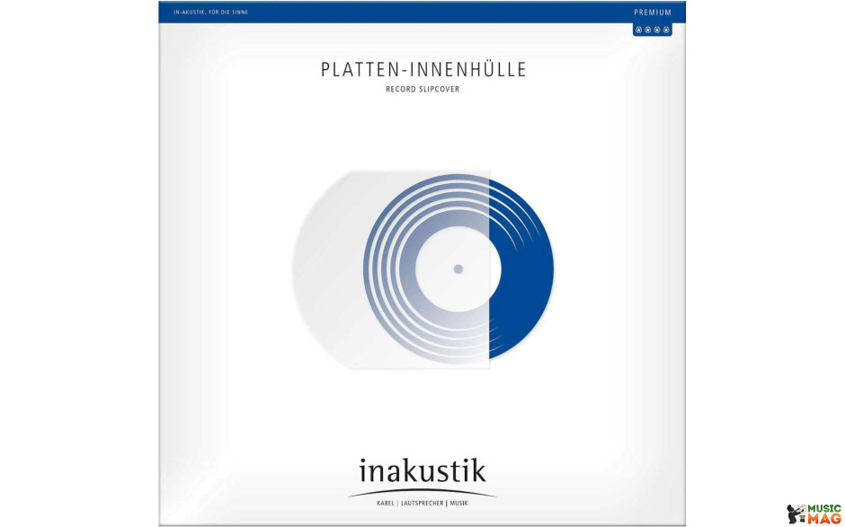 Inakustik Premium LP Sleeves antistatic Paper/HDPE 25 pcs