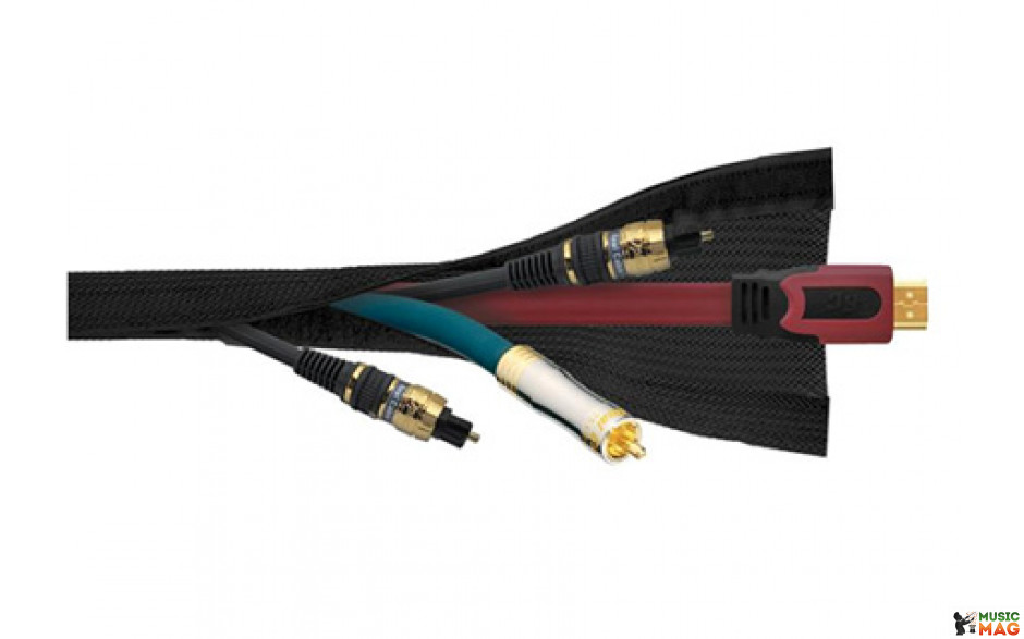Real Cable Рукав для прокладки кабеля Black(CC88BL) 1M50