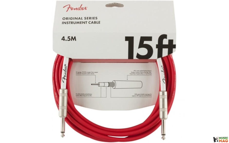 FENDER CABLE ORIGINAL SERIES 15' FRD