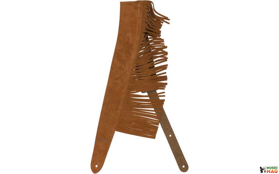 FENDER SUEDE FRINGE STRAP BROWN