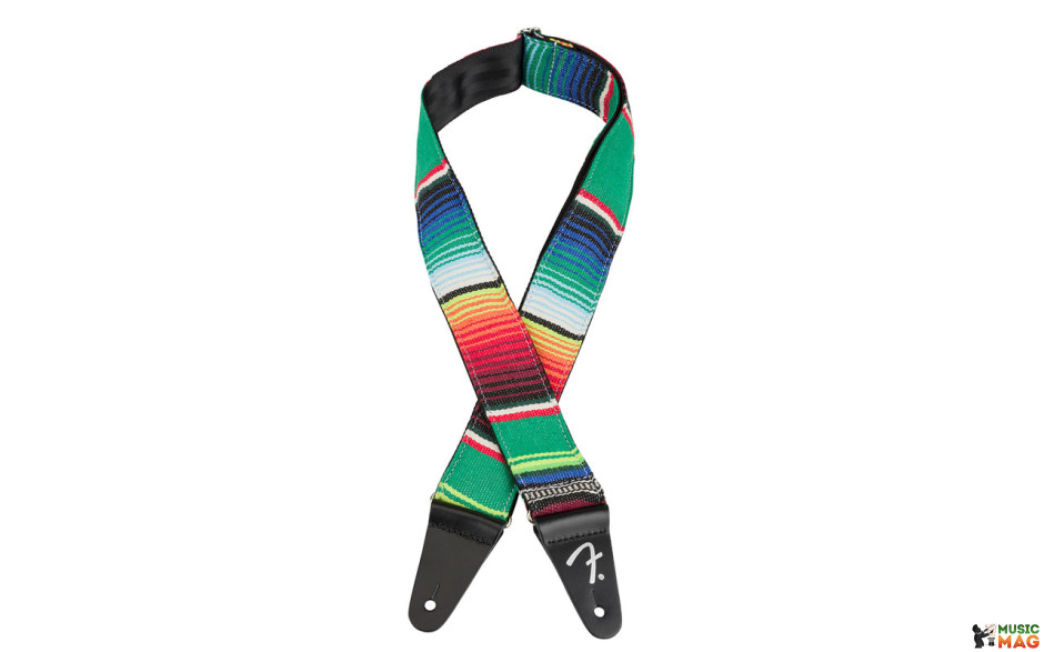 FENDER 2" SERAPE STRAP GREEN MULTI