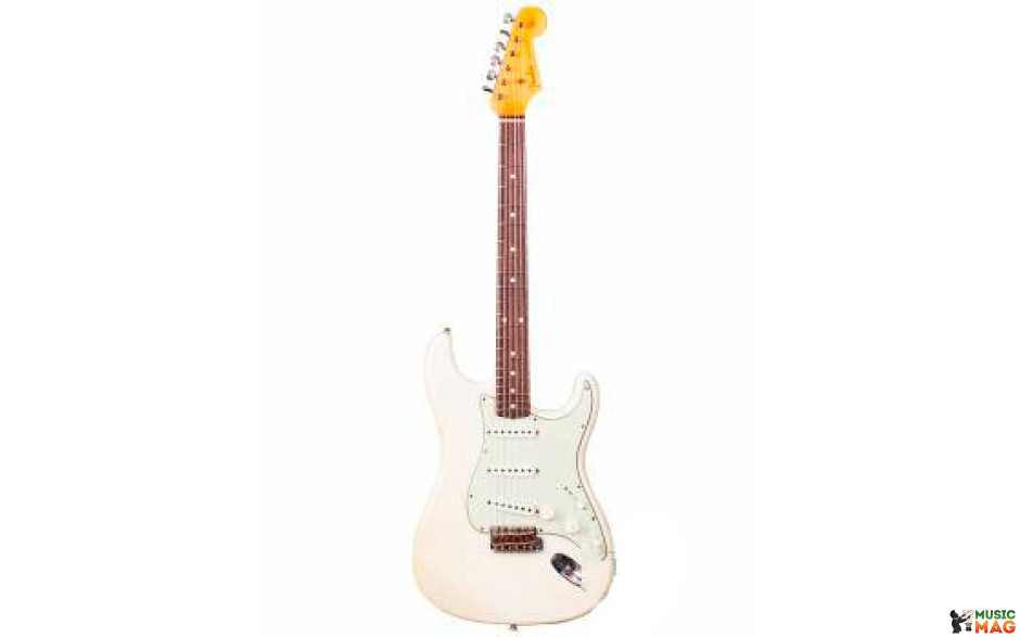 FENDER CUSTOM SHOP LIMITED EDITION '62/'63 STRATOCASTER JOURNEYMAN RELIC RW AGED OLYMPIC WHITE