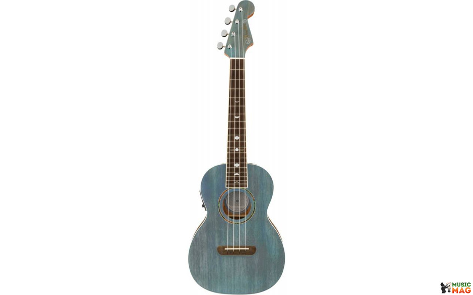 FENDER DHANI HARRISON UKULELE WN TURQUOISE