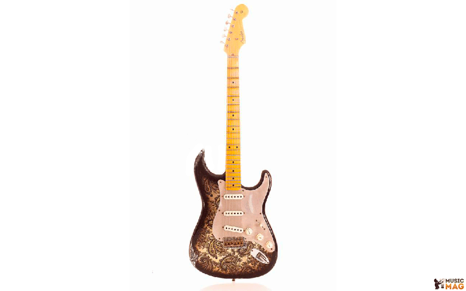 FENDER CUSTOM SHOP EL DIABLO STRATOCASTER RELIC AGED BLACK PAISLEY