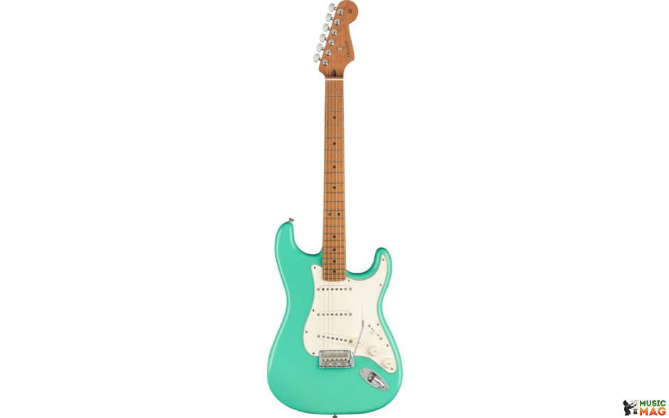 FENDER PLAYER STRAT LTD ROASTED MAPLE MN SEAFOAM GREEN