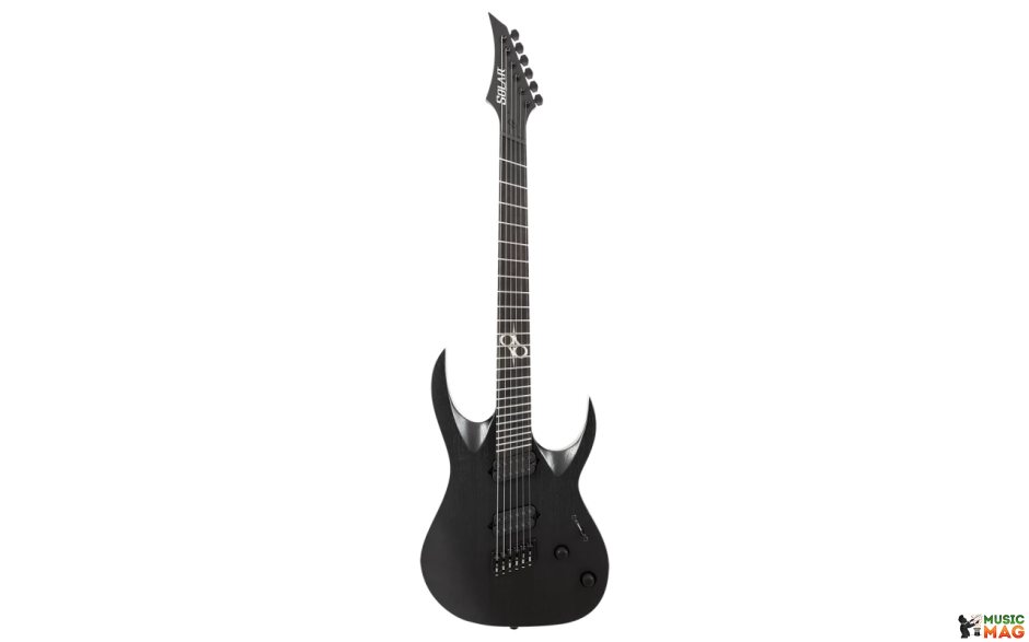 SOLAR GUITARS A1.6BOP-FF BLACK OPEN PORE MATTE