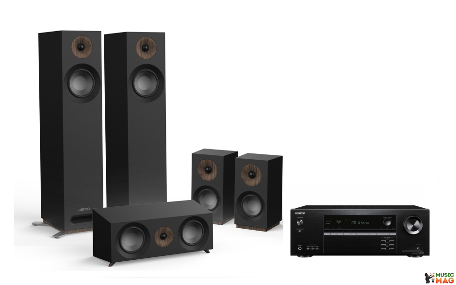 Onkyo TX-SR393 Black + Jamo S 805 HCS
