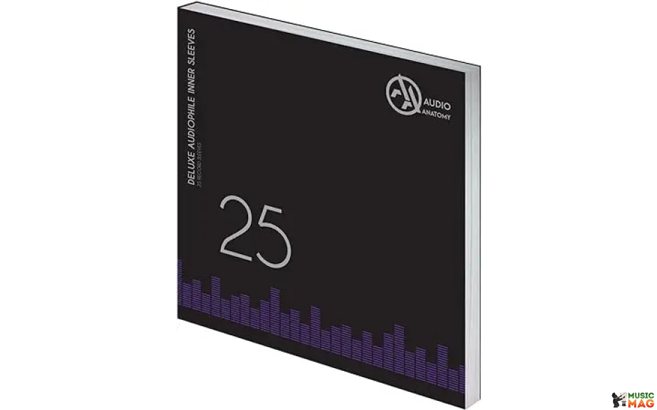 Audio Anatomy 25 X 12" Deluxe Audiophile Antistatic Inner Sleeves White