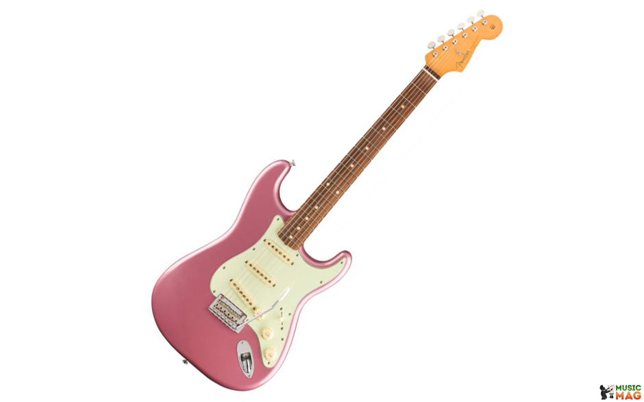 FENDER VINTERA '60s STRATOCASTER MODIFIED PFN BURGUNDY MIST METALLIC