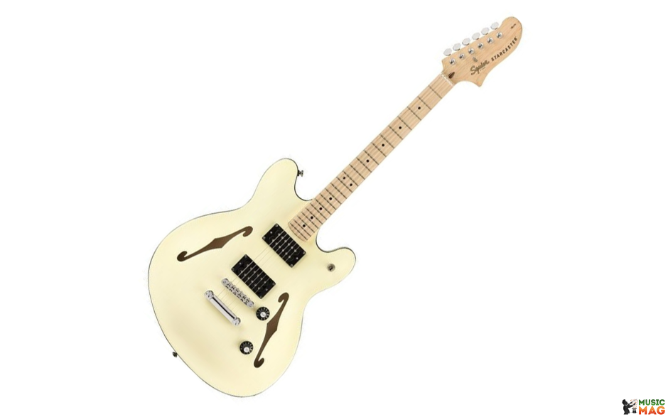 SQUIER by FENDER AFFINITY SERIES STARCASTER MAPLE FINGERBOARD OLYMPIC WHITE