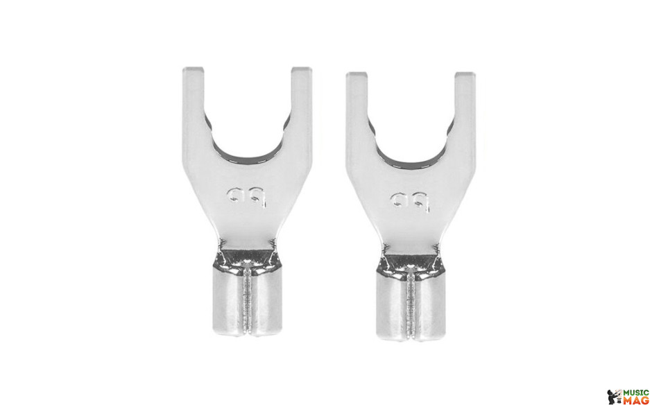 AUDIOQUEST spc Crimp P10M/S Silver Spade SET/40