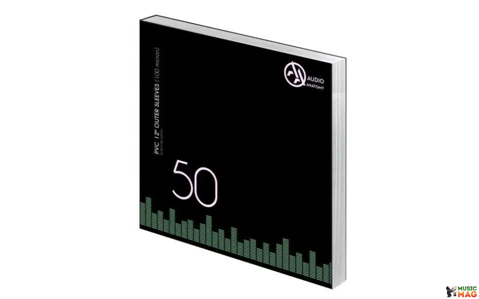 Audio Anatomy 50 X 12" PVC Outer Sleeves 100 Micron