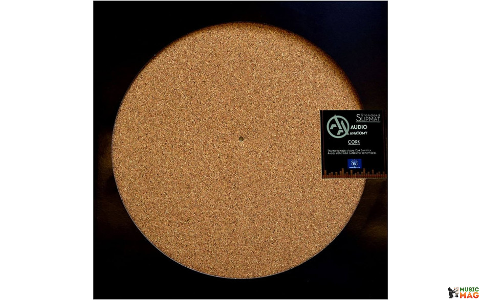Audio Anatomy Slipmat Cork - Diameter 295 Mm - Thickness 3Mm
