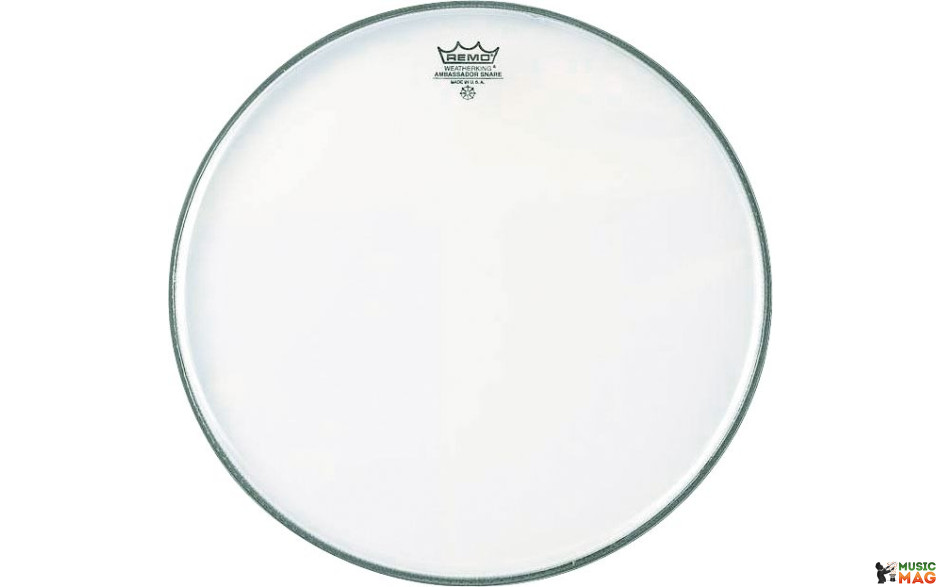 REMO AMBASSADOR 13 CLEAR SNARE SIDE