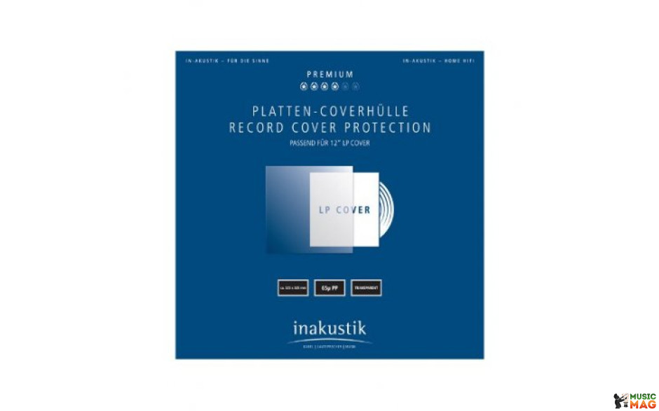 Inakustik Premium LP Cover Sleeves 50 pcs.