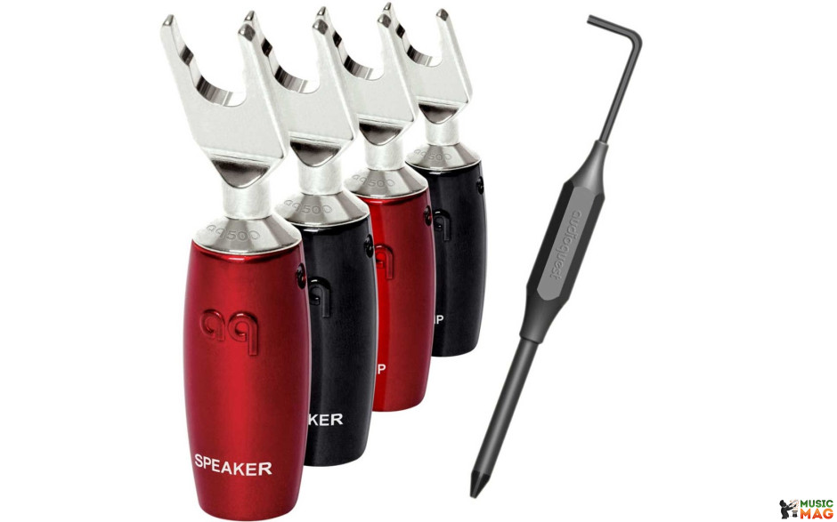 AUDIOQUEST spc 507 Series Multi-Spade Silver set of 6