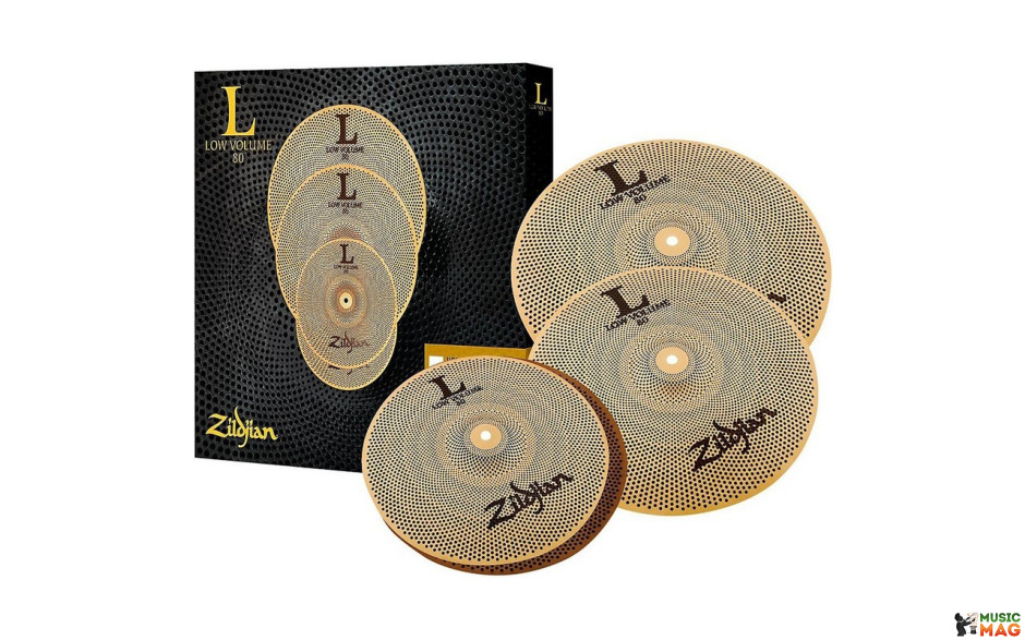 ZILDJIAN LOW VOLUME L80 13/14/18 CYMBAL SET