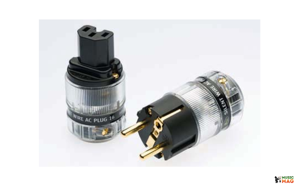Silent Wire Serie 16 Gold Schukostecker ("папа"+"мама")