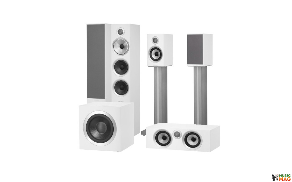 Bowers & Wilkins 704 S3 set 5.1 Theatre Satin White
