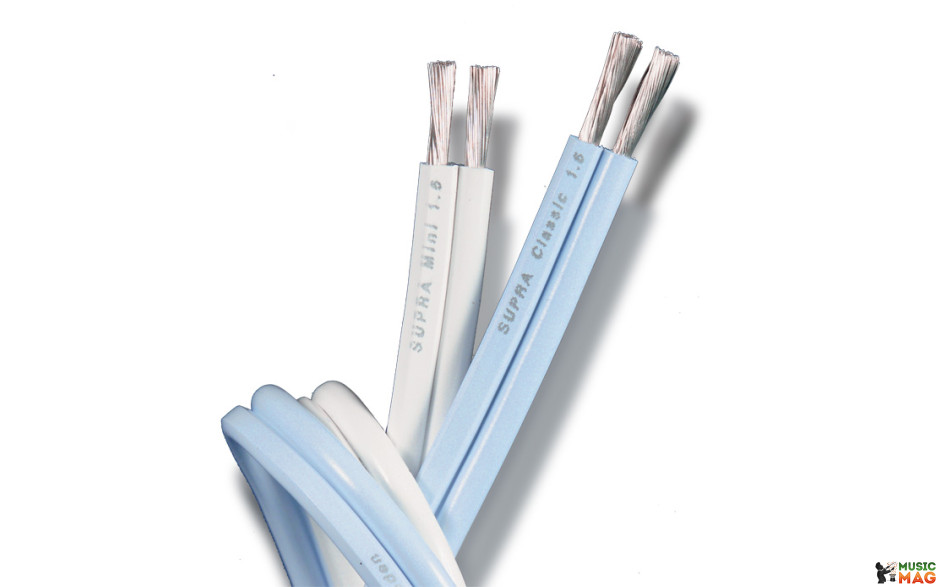 Supra Cable CLASSIC MINI 2X1.6 WHITE B300