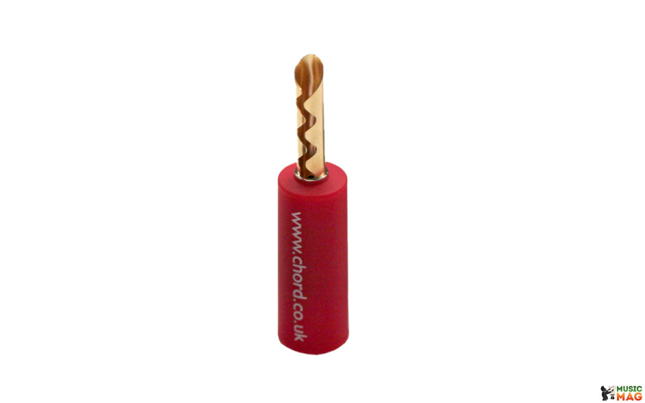 CHORD Banana Plug - Screw Type, Red (Z)