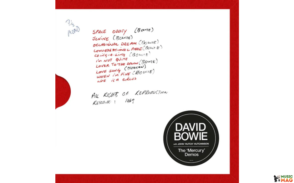 BOWIE* – MERCURY DEMOS 2019 (DBMD 1969) PARLOPHONE/EU MINT (0190295519155)