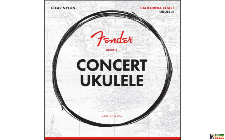 FENDER UKULELE STRINGS, CONCERT