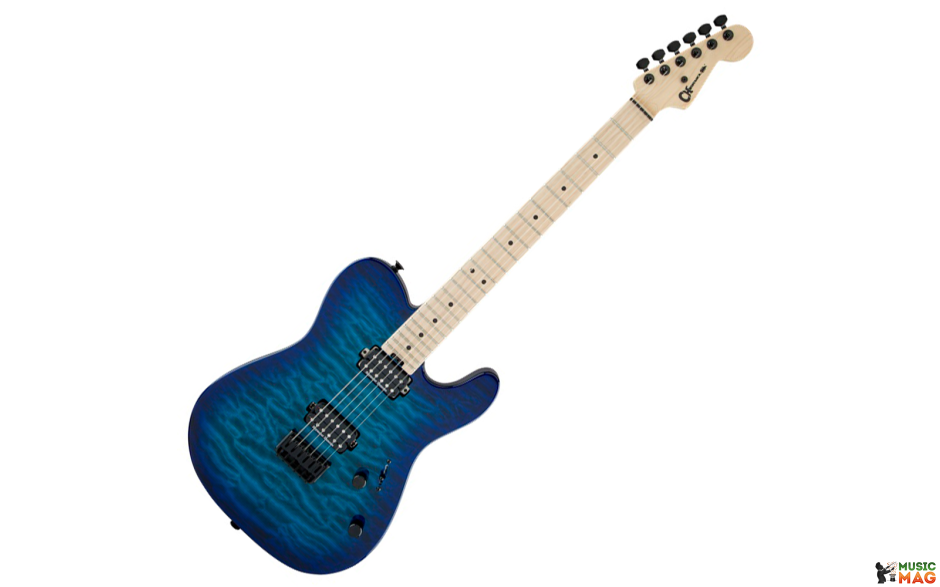 CHARVEL PRO-MOD SAN DIMAS STYLE 2 HH HT M QM MAPLE FINGERBOARD CHLORINE BURST