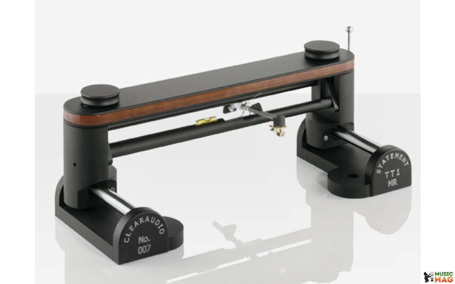 Clearaudio Tangential tonearm Statement TT 1 /TA 018/B Stainless steel, Black Lacquer