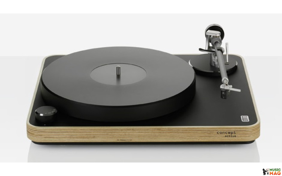 Clearaudio Concept Active (MM) Black with wood (all-in-one-system c