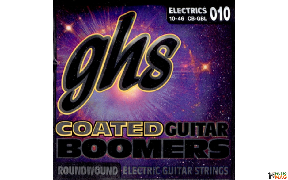 GHS STRINGS GHS CB-GBL EL GTR,COATED BOOMER,LIGHT,010