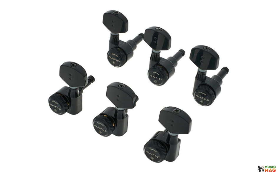 GRAPH TECH PRL-9721-B0 Staggered Electric Locking 6 In-line Black 2 Pin