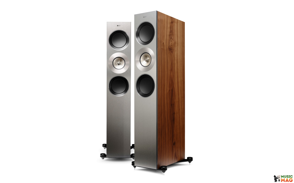 KEF Reference 3 Meta Silver Satin Walnut
