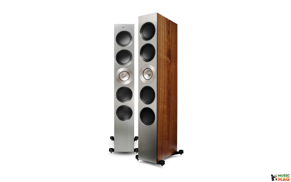KEF Reference 5 Meta Silver Satin Walnut