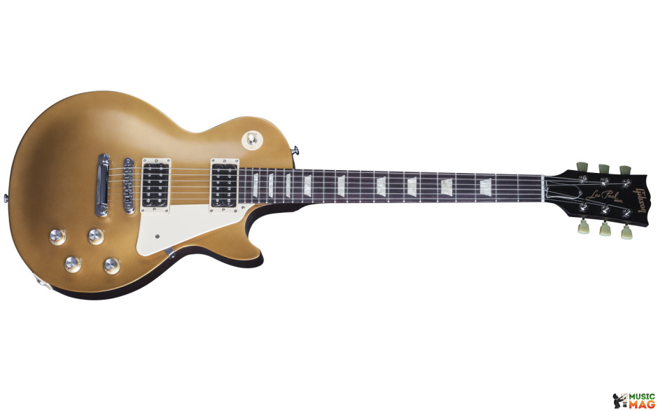 GIBSON 2016 LP 50s TRIBUTE T SATIN GOLD TOP DARK BACK