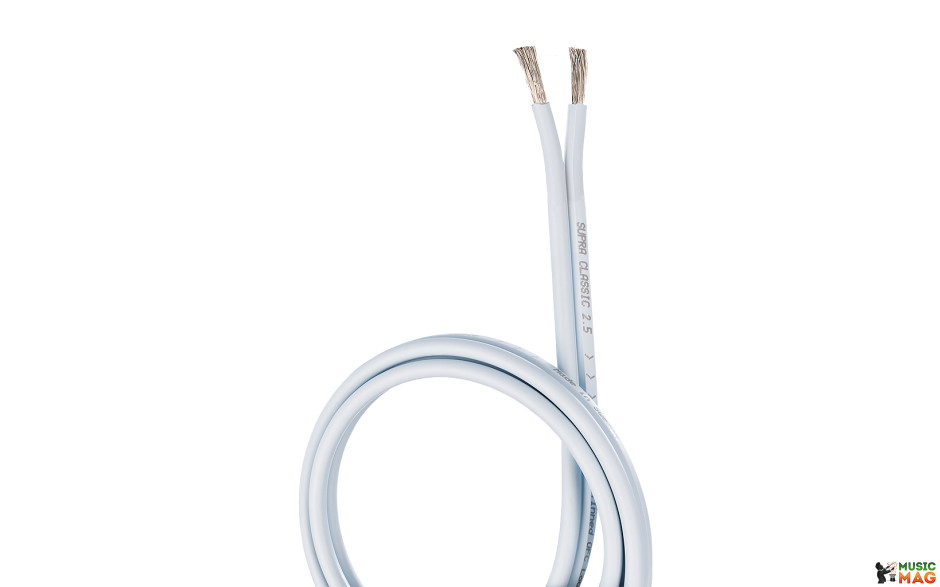 Supra Cable CLASSIC 2X2.5 WHITE 10M